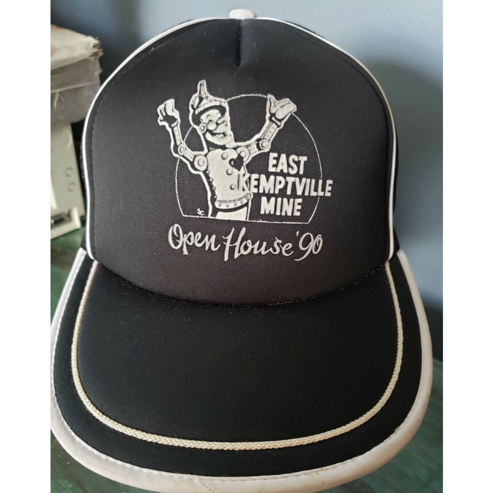 EAST Kemptville, NS TIN Mine Open House 1990 Trucker Hat Cap SnapBack mesh